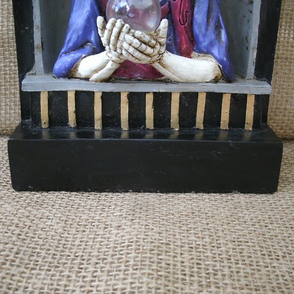 Accents Skeleton Fortune Teller Booth Figurine Crystal Ball Poshmark